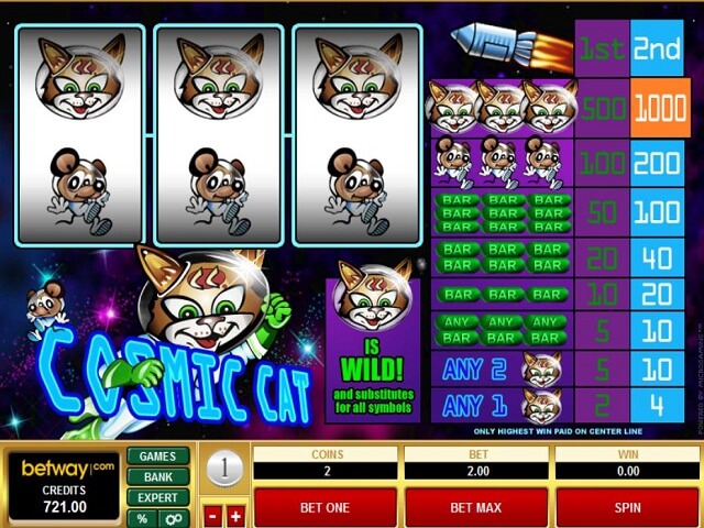 Cosmic Cat Slot Machine