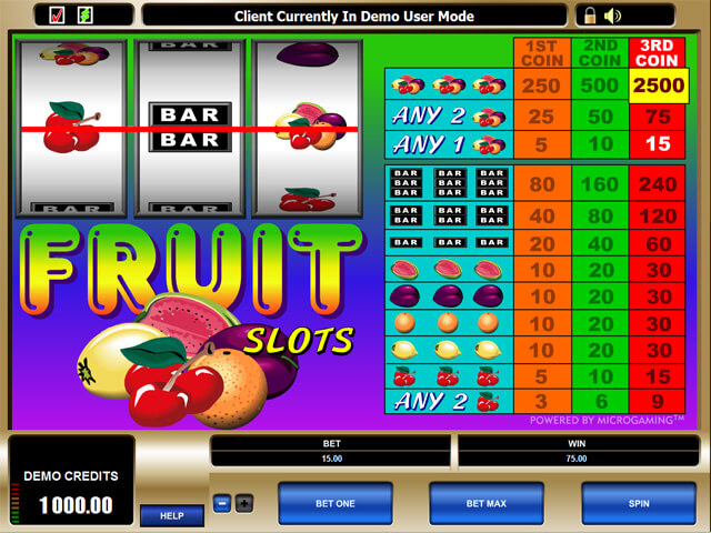 Fruit Slots Canada