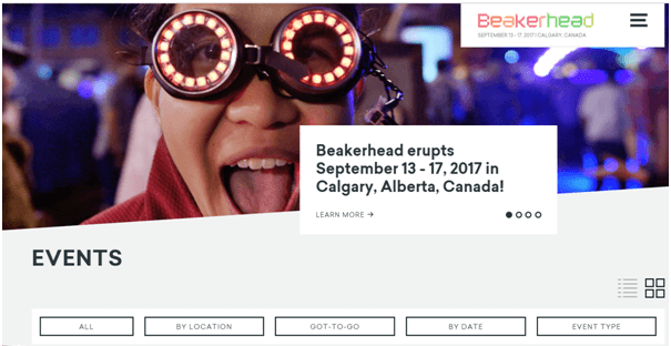 Beaker head festival