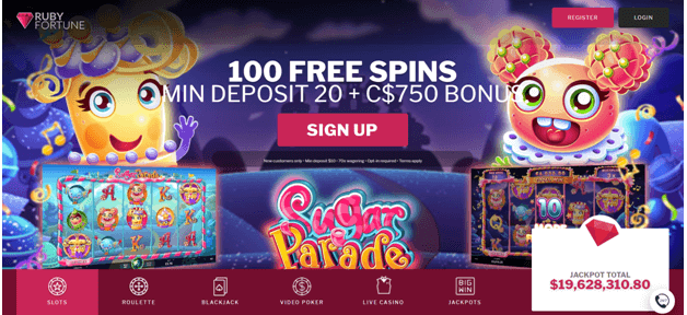 Ruby Fortune casino free spins