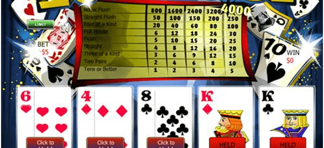 Tens or Better Video Poker