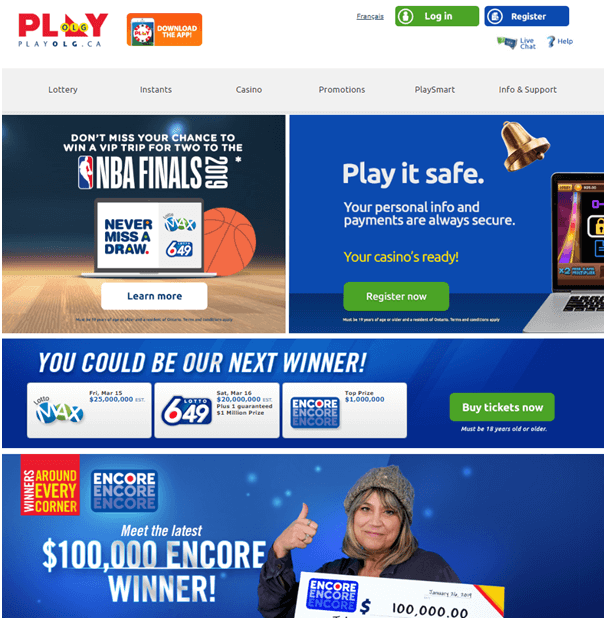 PlayOLG Site to play Bingo