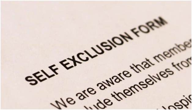 How to register for self exclusion program