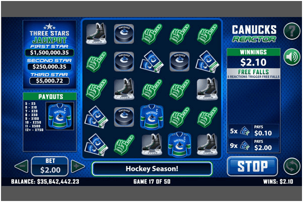 Canucks reactor slot