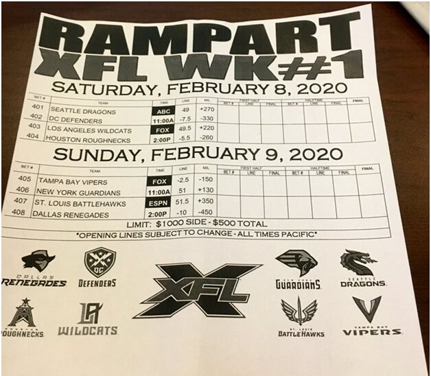 Rampart casino Sports bookie