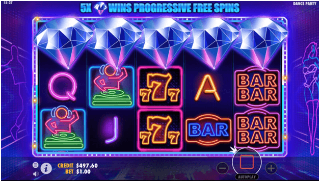 Dance Party free slots canada