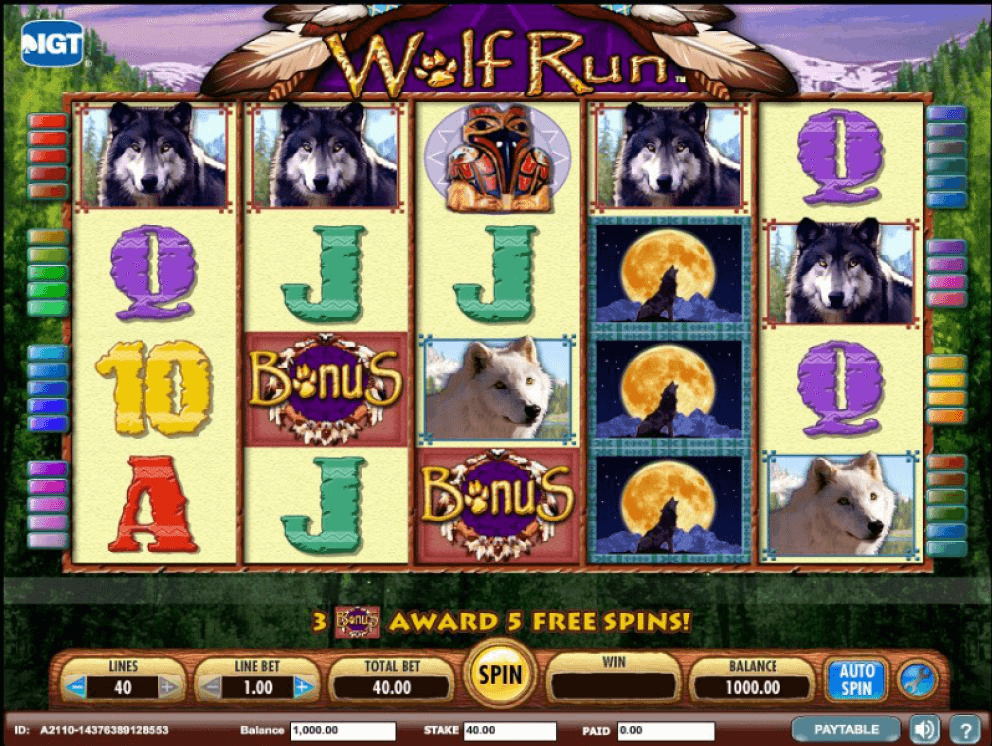 Wolf run slots