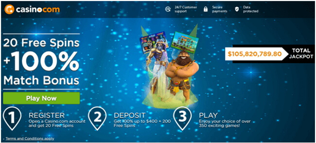 220 Free Spins on Age of the Gods Slot