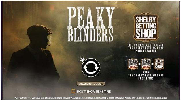 Peaky Blinders slot game Pragmatic play