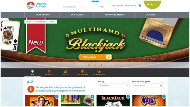 Atlantic Lottery Corporation New Brunswick casino online