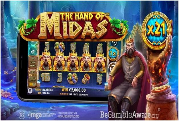 The hand of Midas slot