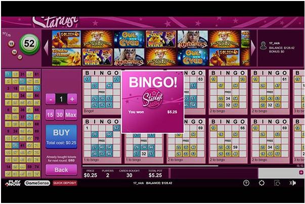 Bingo at play now Canada