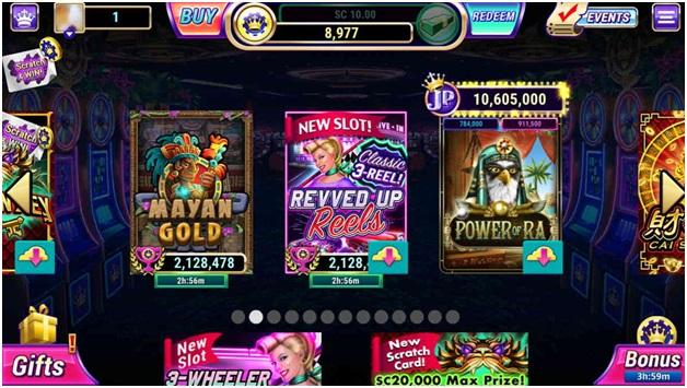 How can I get free coins at luckyland slots