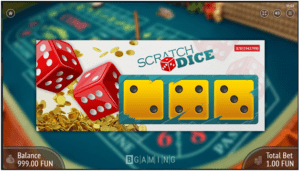 Steps to play scratch dice