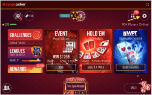 Zynga poker Canada