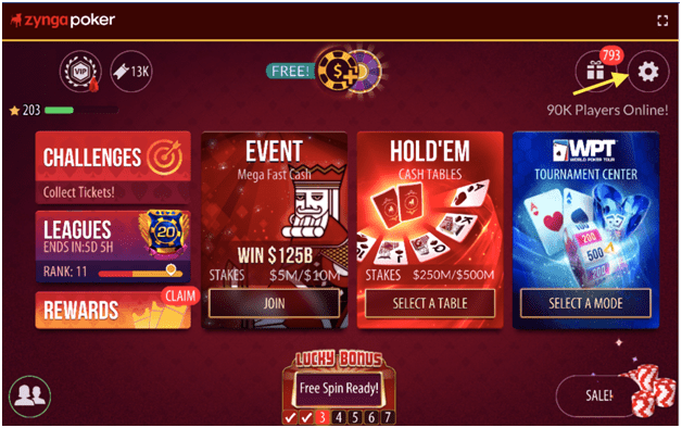 Zynga poker Canada