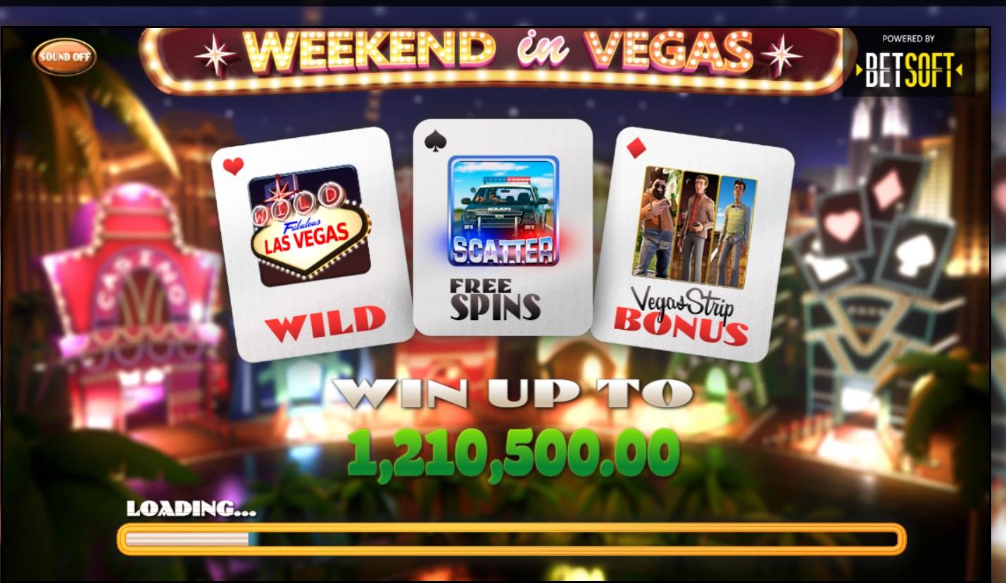 Weekend in Vegas 3D slot