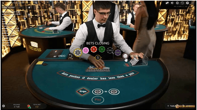 Live UltimateHoldem at Gaming Club Casino