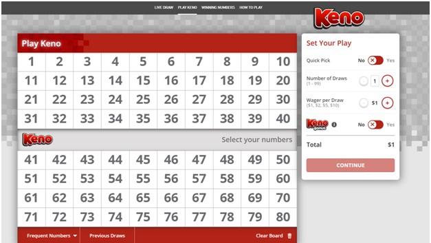 Play now casino canada- Keno