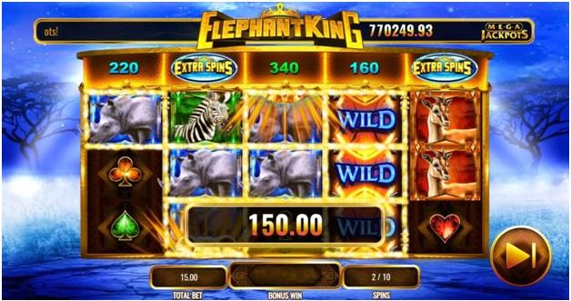 Free spins bonus feature