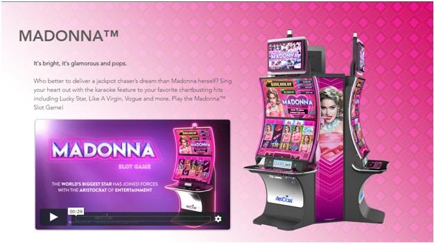 Madonna slot machine