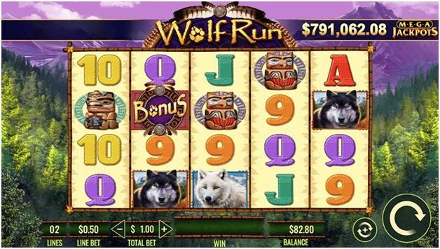 Mega Jackpots Wolf Run - How to play