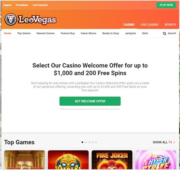 Leo Vegas Canada Much Better Deposits