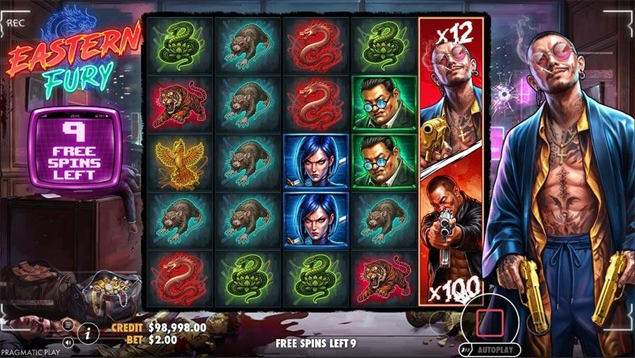 Eastern Fury Slots - Free spins