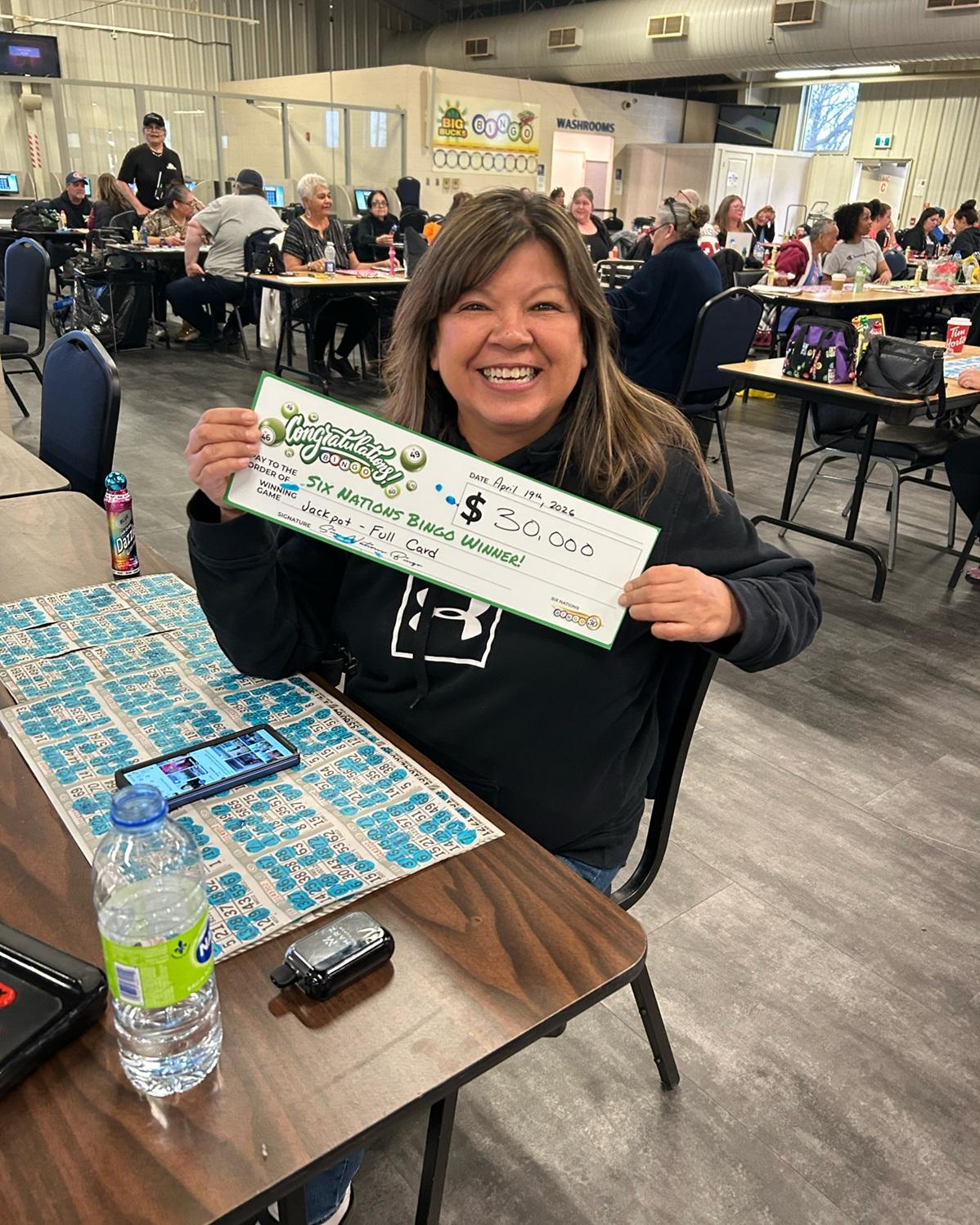 Six Nations Bingo Winner